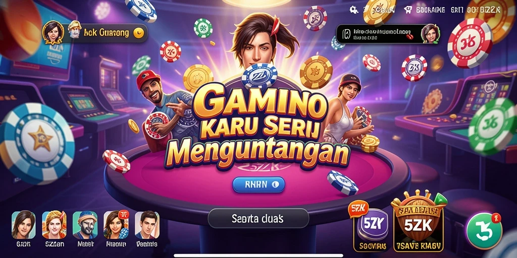 Tampilan menarik gameplay 5ZK dalam aplikasi Kasino.