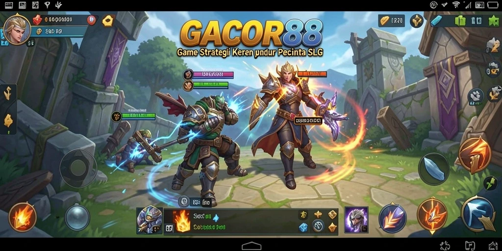 Screenshot GACOR88 menampilkan gameplay SLG yang menarik.