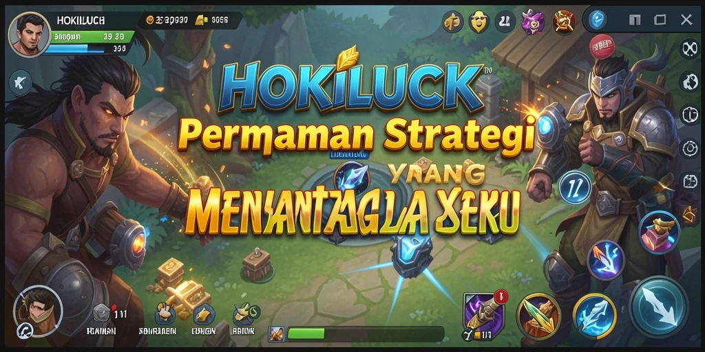 Tampilan gameplay HOKILUCK dengan strategi yang menegangkan.