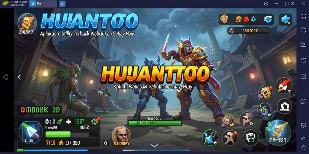 Tampilan antarmuka HUJANTOTO yang menarik dan mudah digunakan.