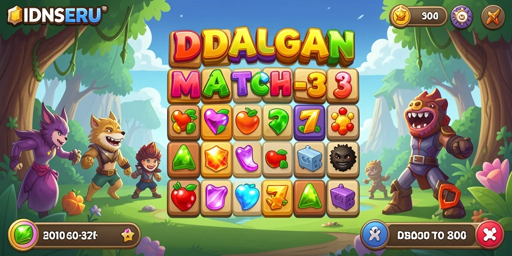 Gameplay seru mencocokkan objek di IDNSERU.