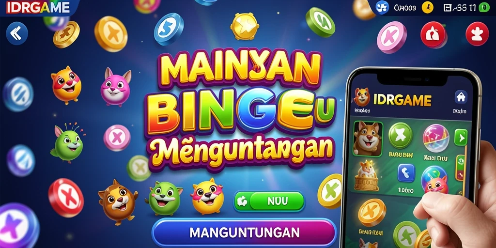 Screenshot gameplay IDRGAME yang menampilkan suasana Bingo yang seru.