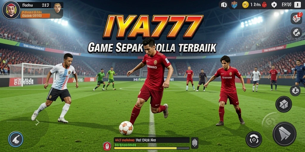 Tampilan luar biasa dari gameplay IYA777 dengan aksi sepak bola penuh energi.