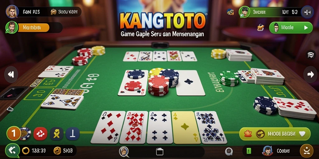 Tampilan gameplay KANGTOTO yang seru dan penuh warna.