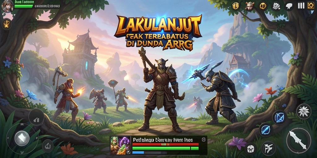 Tampilan gameplay <strong>LAKULANJUT</strong> yang seru dan mendebarkan dalam petualangan ARPG.