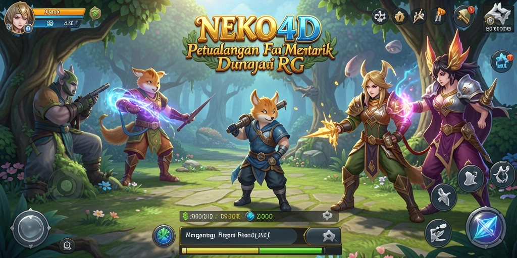 Tampilan gameplay NEKO4D yang memikat dan penuh aksi.