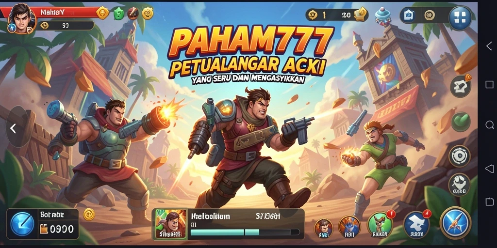 Screenshot PAHAM777 menampilkan aksi mendebarkan dalam pertempuran.