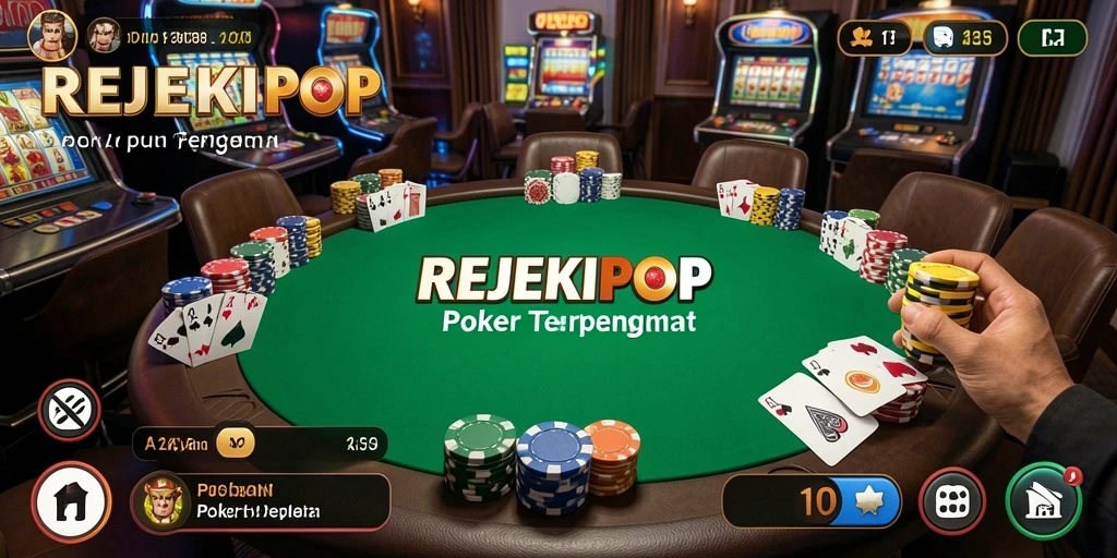 Gameplay seru di REJEKIPOP dengan banyak variasi permainan Poker.