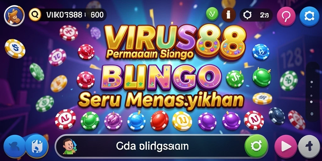 Tampilan gameplay Bingo yang seru dan menarik di VIRUS88.