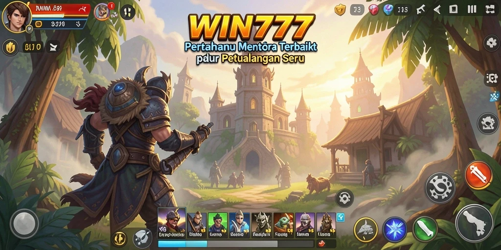 Screenshot menampilkan aksi mendebarkan dari gameplay Tower Defense WIN777.